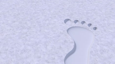 Foot-prints-footprints-bare-barefoot-feet-in-snow-4k